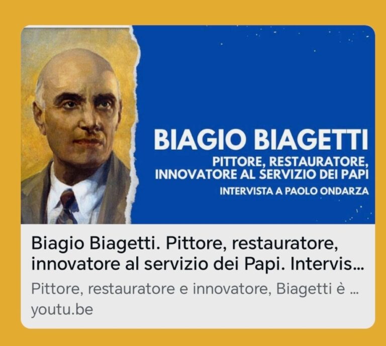 L'intervista a Paolo Ondarza su Biagio Biagetti