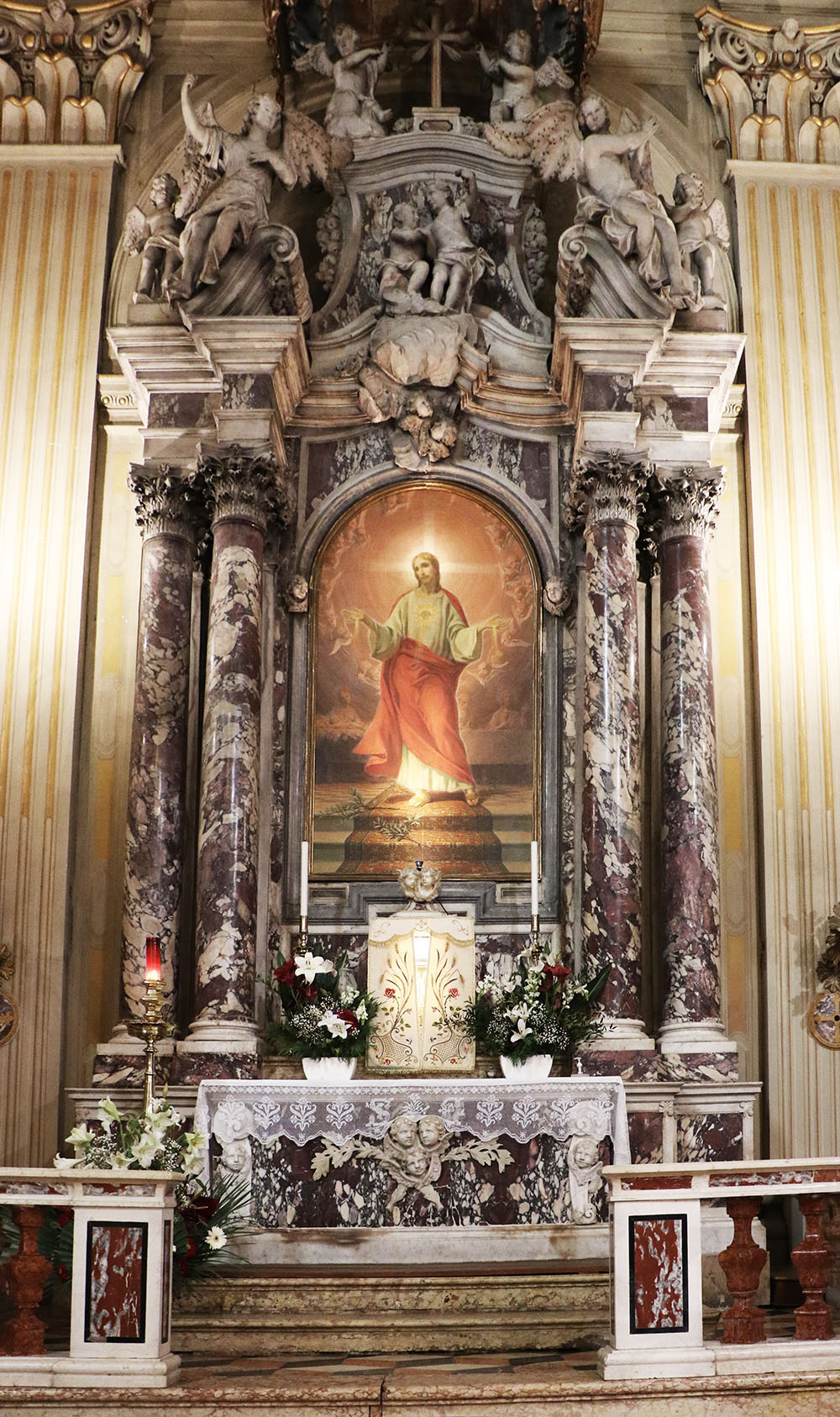 Il Sacro Cuore di Biagio Biagetti dipinto per il Duomo di Santa Sofia a Lendinara