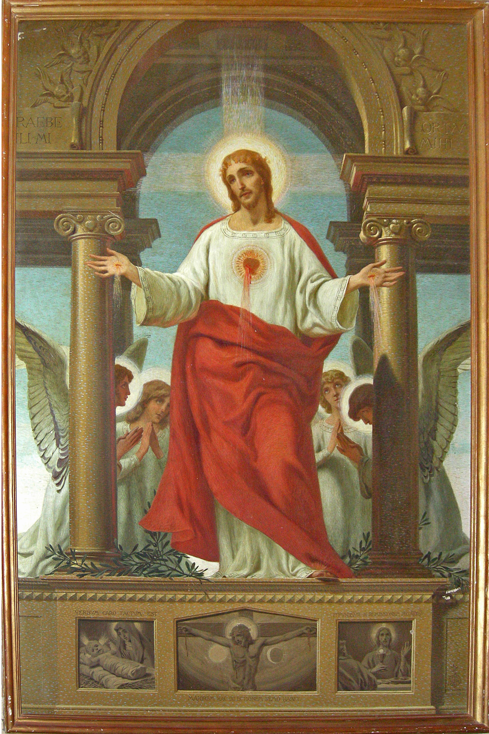 Biagio Biagetti, Sacro Cuore, olio su tela, Loreto, Palazzo Apostolico