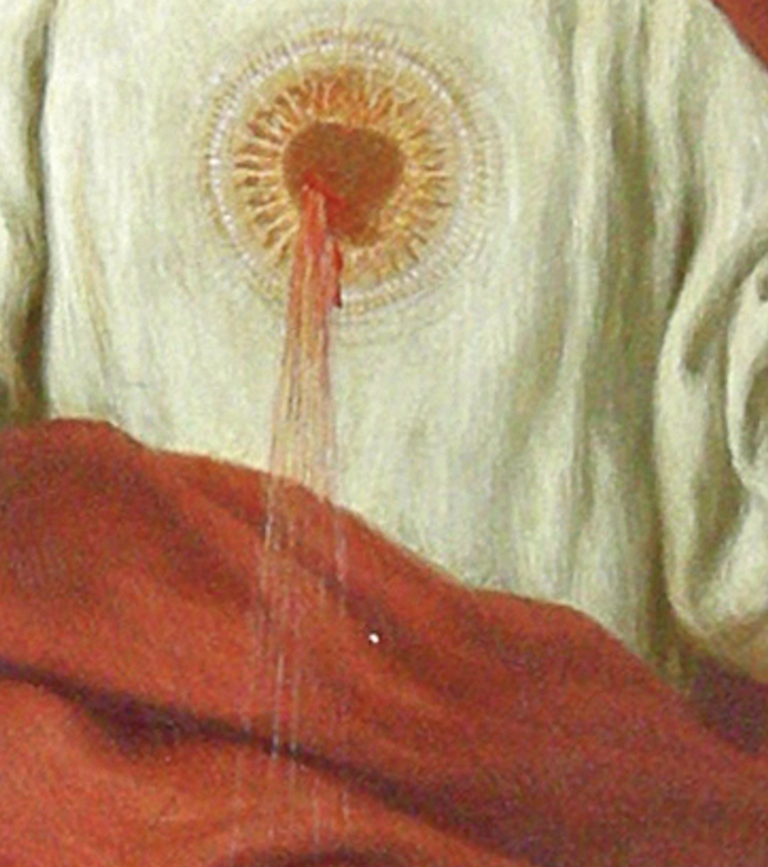 Biagio Biagetti, Sacro Cuore, dettaglio (Loreto)