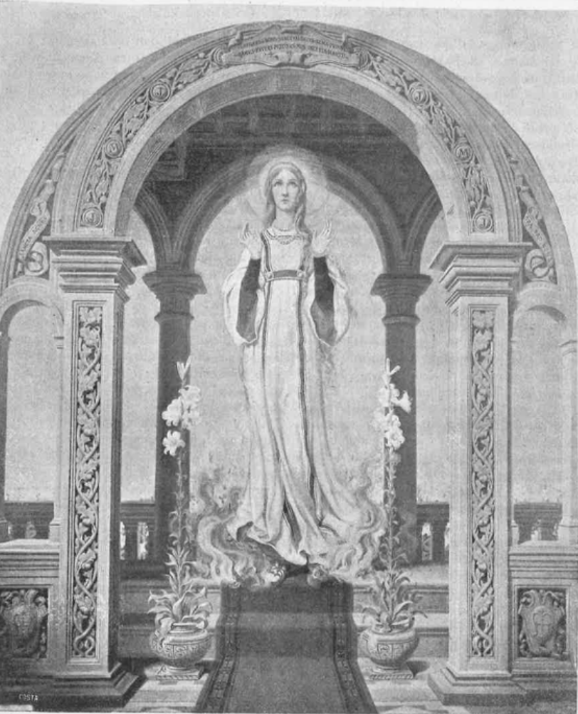 B. Biagetti, Sant'Agnese, Stella Viae School, Roma