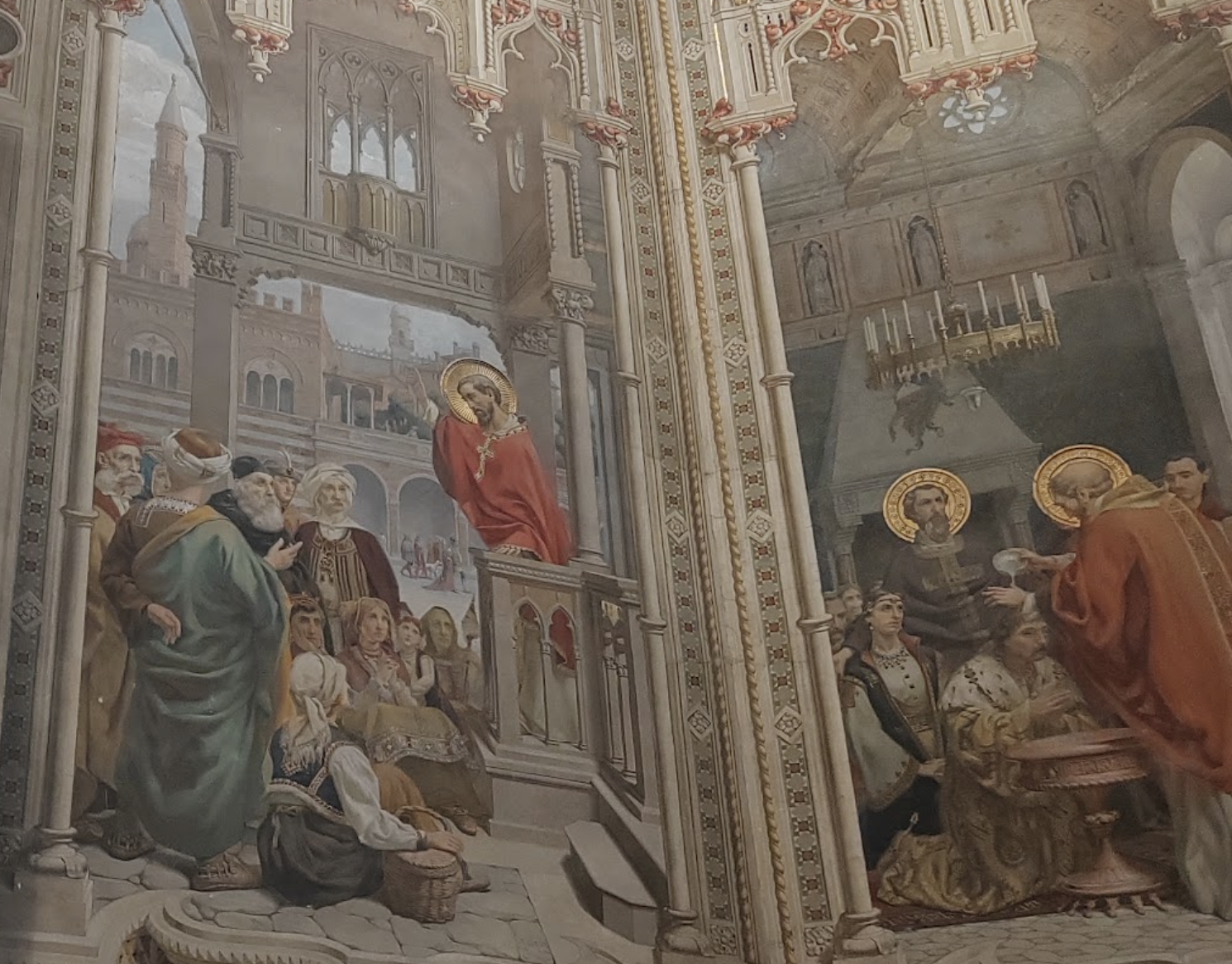 B. Biagetti, Cappella Slava, Storie dei santi Cirillo e Metodio, Basilica della Santa Casa, Loreto