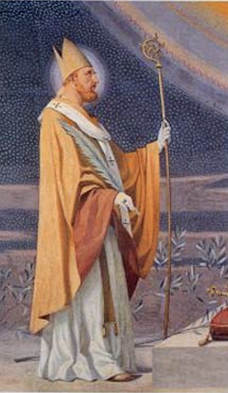 B. Biagetti, San Settimio, affresco, abside del Duomo di Jesi