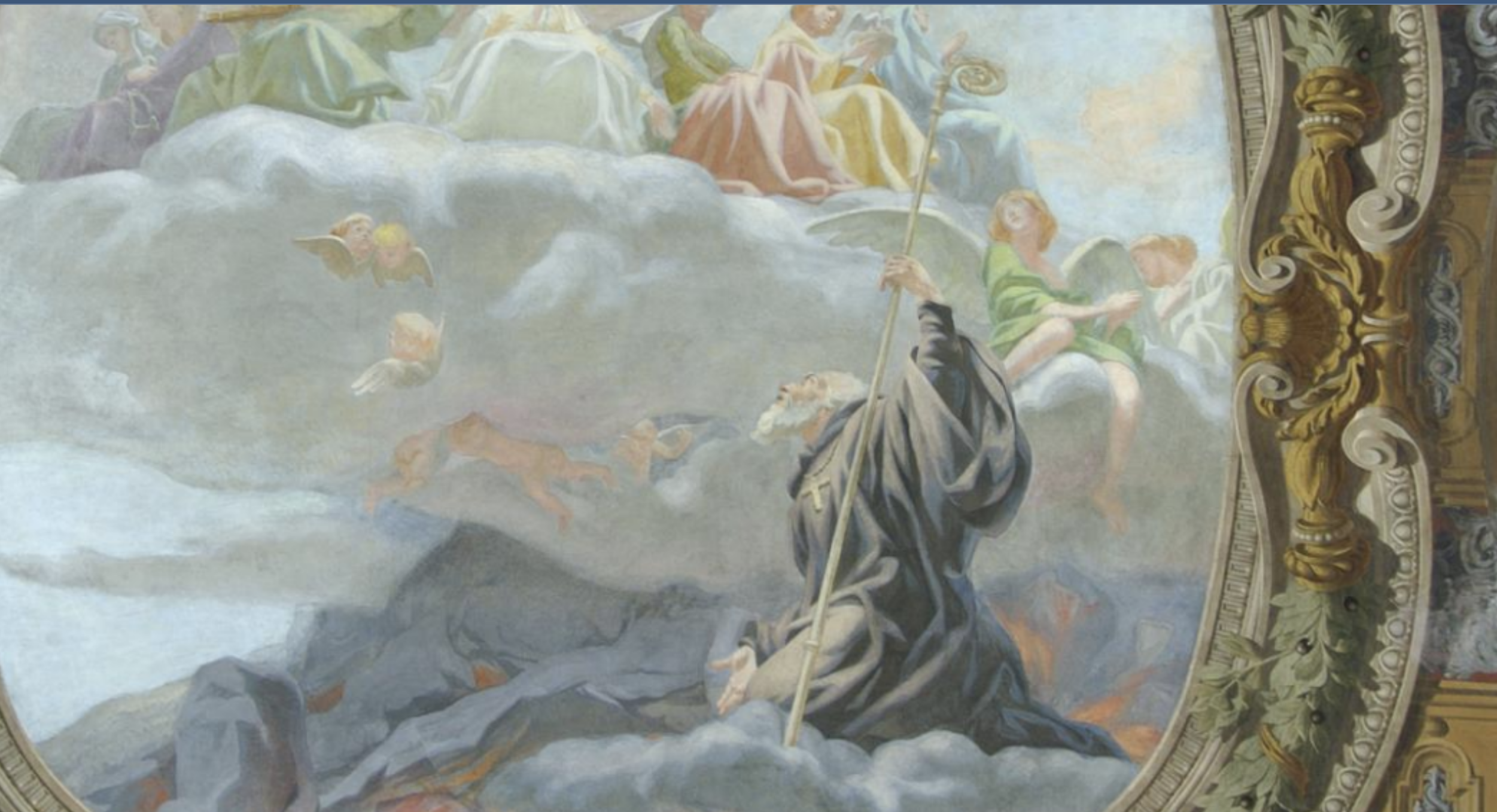 B. Biagetti, S. Odilone, affresco, Chiesa san Giacomo, Udine